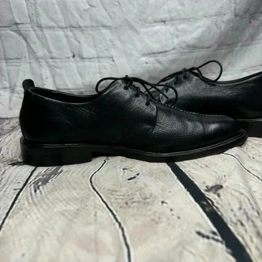 Cole Haan Cain Men’s Black Leather Oxford Shoes size 8M